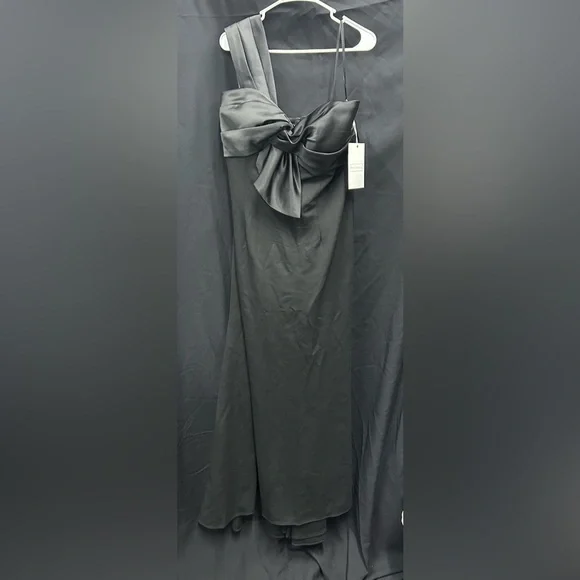 MAC DUGGAL 49547 NWT One Shoulder Draped Trumpet Gown - Picture 4 of 8